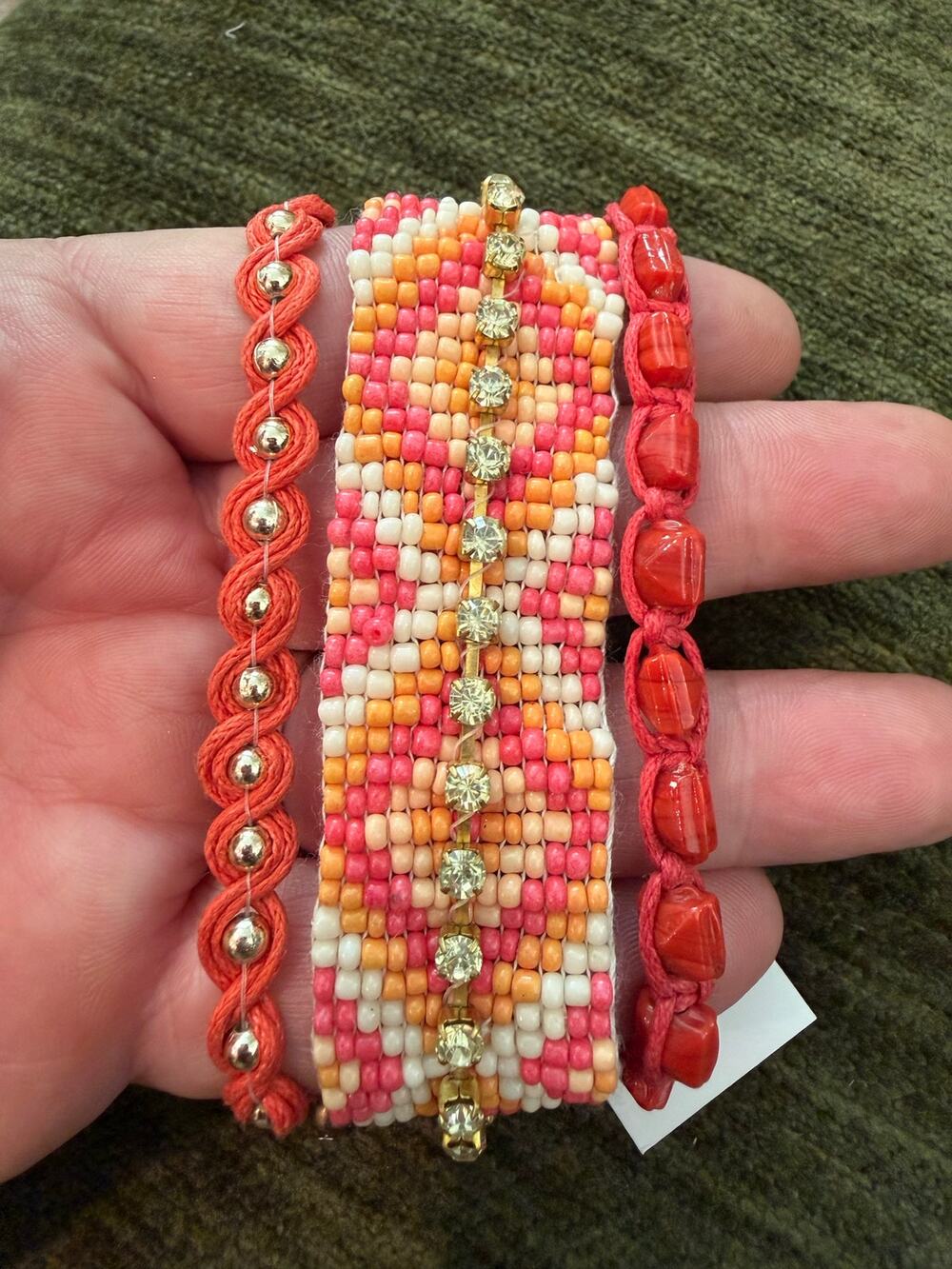 NWT Erica Lyons beaded multi strand bracelet